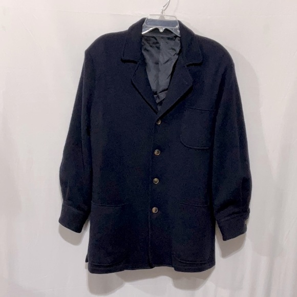 CASHMERE jacket blazer NEIMAN Marcus by NIGEL’S button front pockets part lined - Picture 1 of 13
